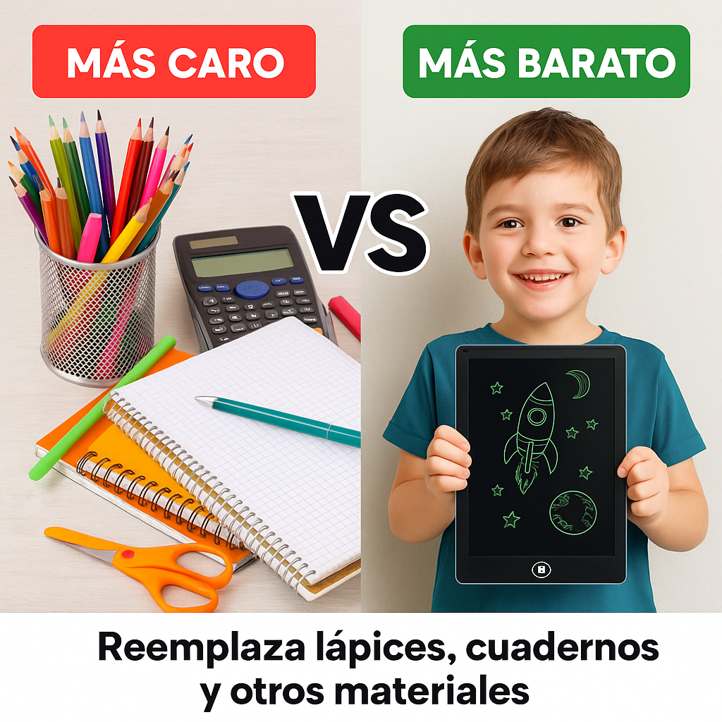 Pizarra Mágica LCD 8.5” - ¡Borra con un Click!