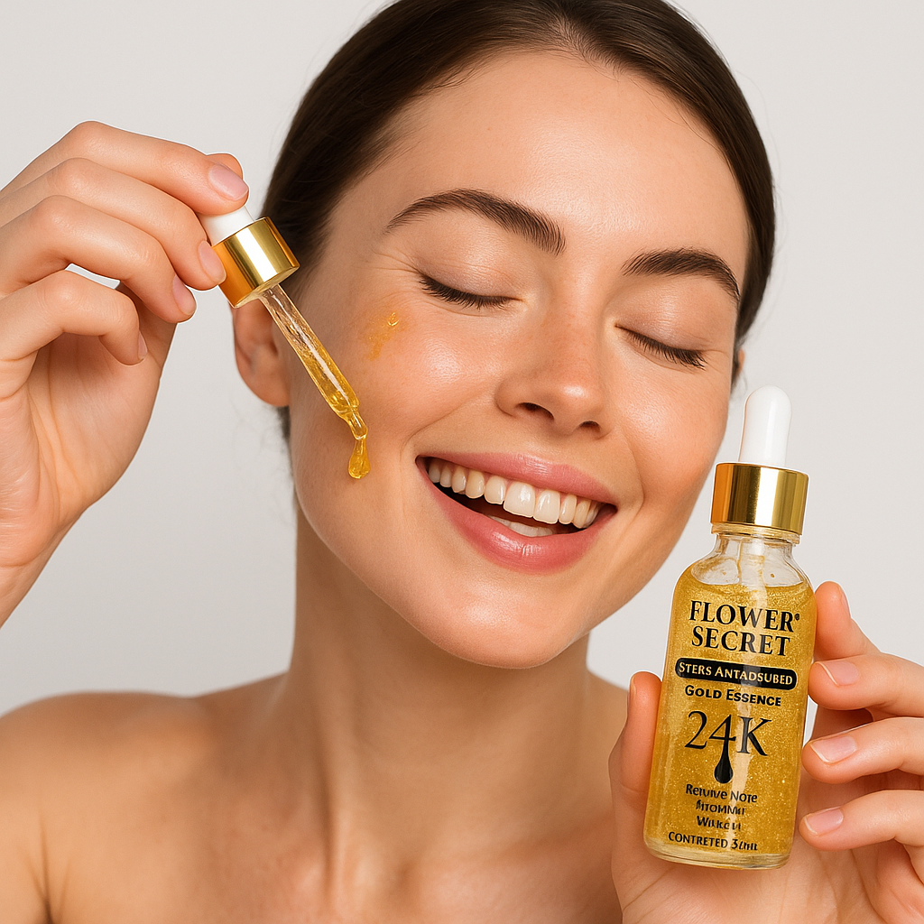 Pack Rejuvenecedor Premium – Serum Flower Secret 24K + Masajeador Lifting Microcorriente
